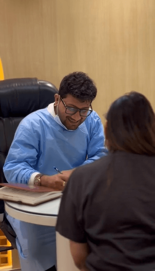 Dental procedure at Renew Dental Clinic