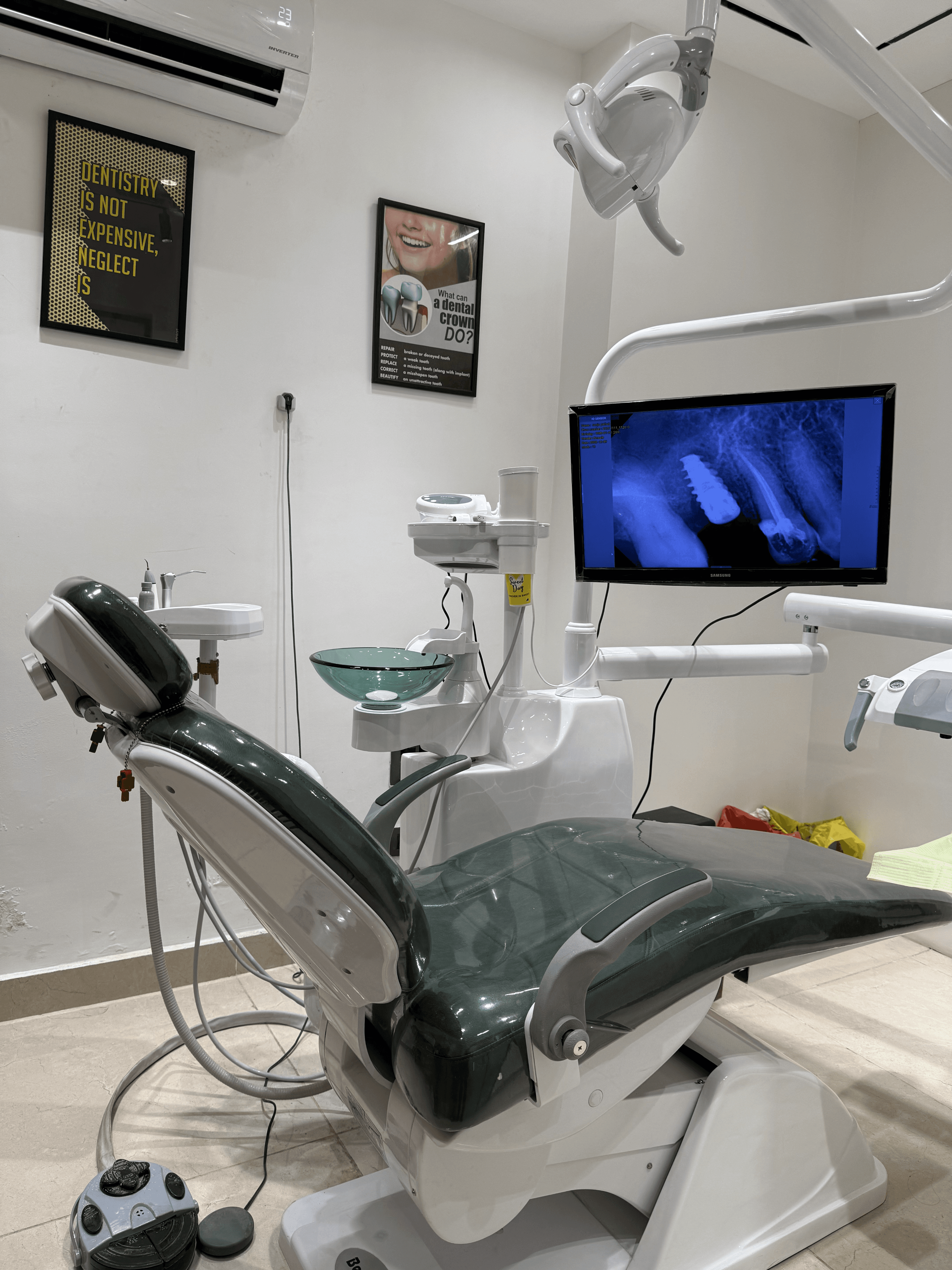 Dental chairs and units